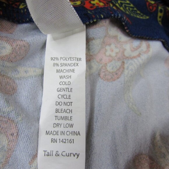 Tall & Curvy TC Lularoe Leggings Hummingbird HTF Rare - Picture 3 of 3